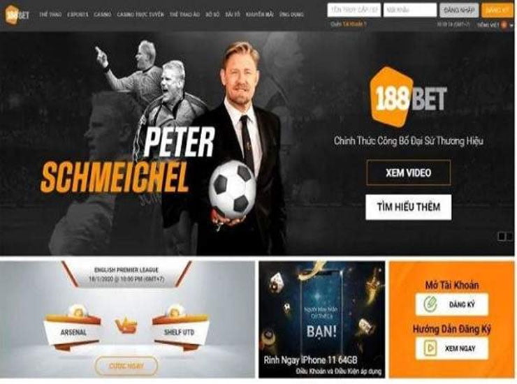 Cá độ thể thao 188BET
